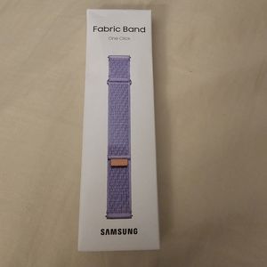 Samsung - Fabric Watch Band for Galaxy Watch6, Galaxy Watch6Classic S/M Lavender